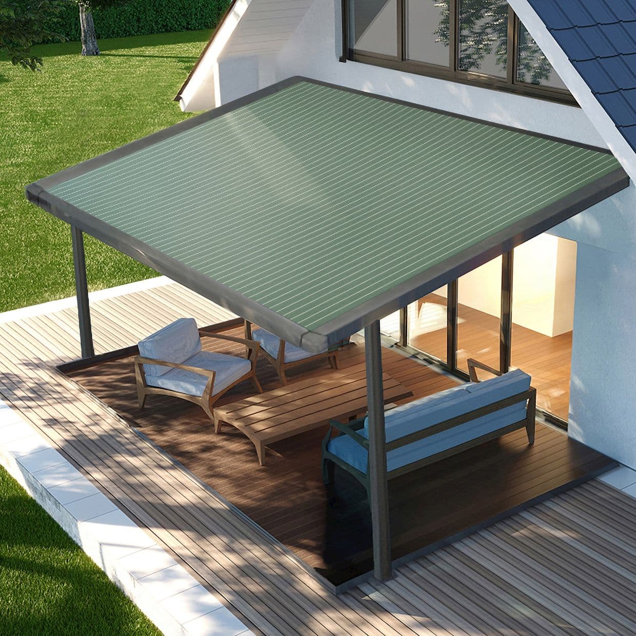 Horizon Green Awning