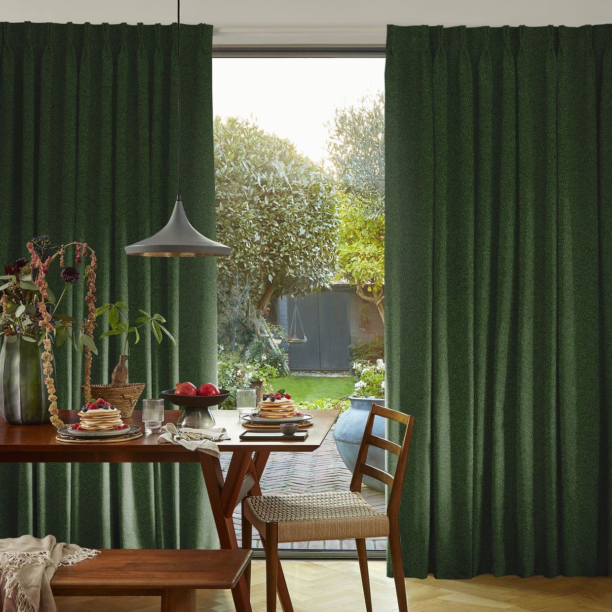 Soho Boucle Forest Curtain