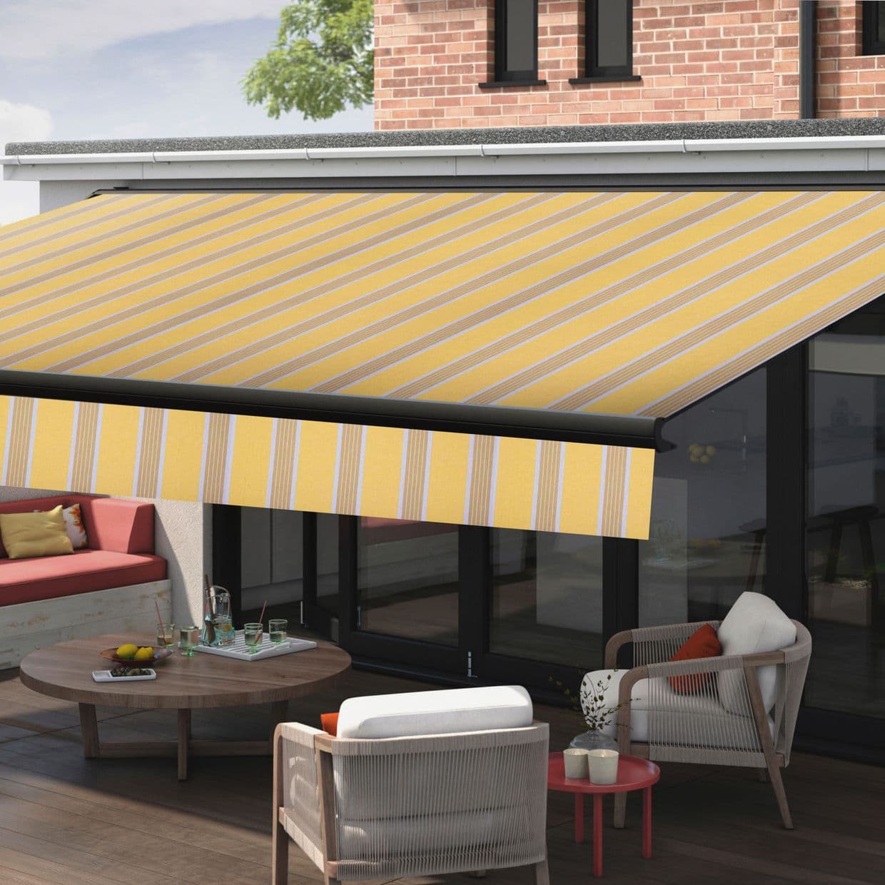 Manosque Yellow Awning