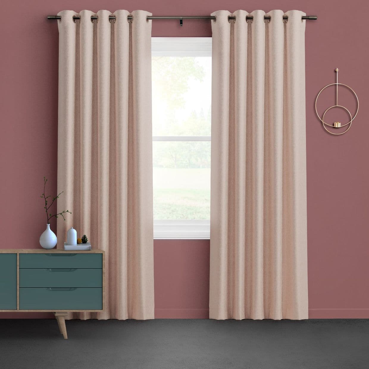 Surface Blush Curtain