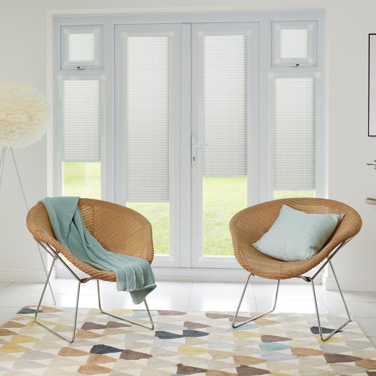 Thermashade White Perfect fit Pleated blind
