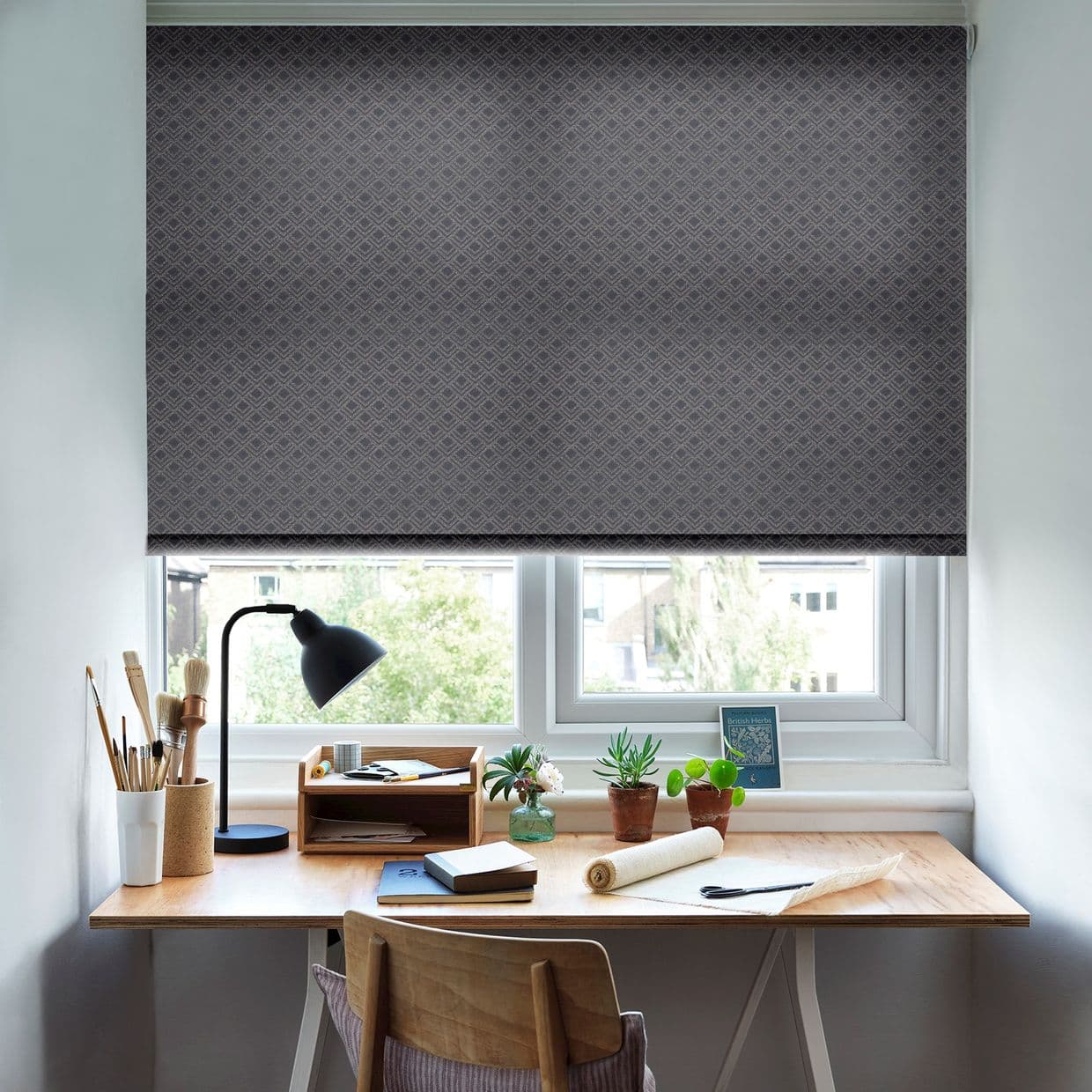 Milan Ink Roller Blind
