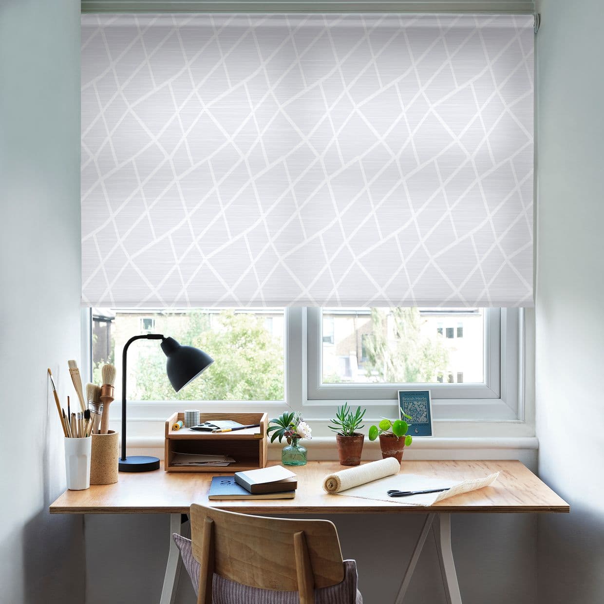 Zimmer Silver Roller Blind
