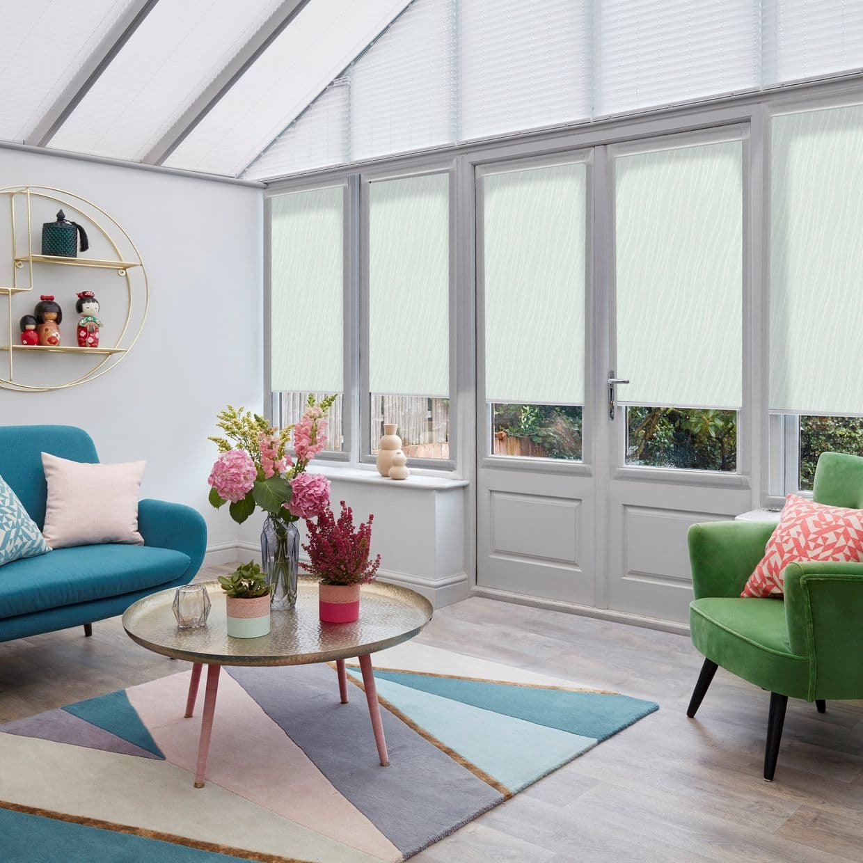 Florence Green Conservatory Roller blind