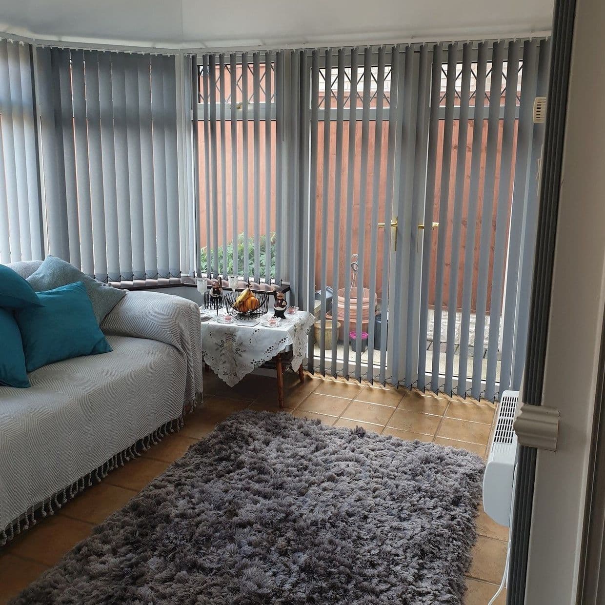 Malin Light Grey Conservatory Vertical Blind