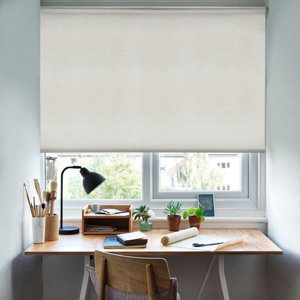 Iowa Blackout Linen Roller Blind