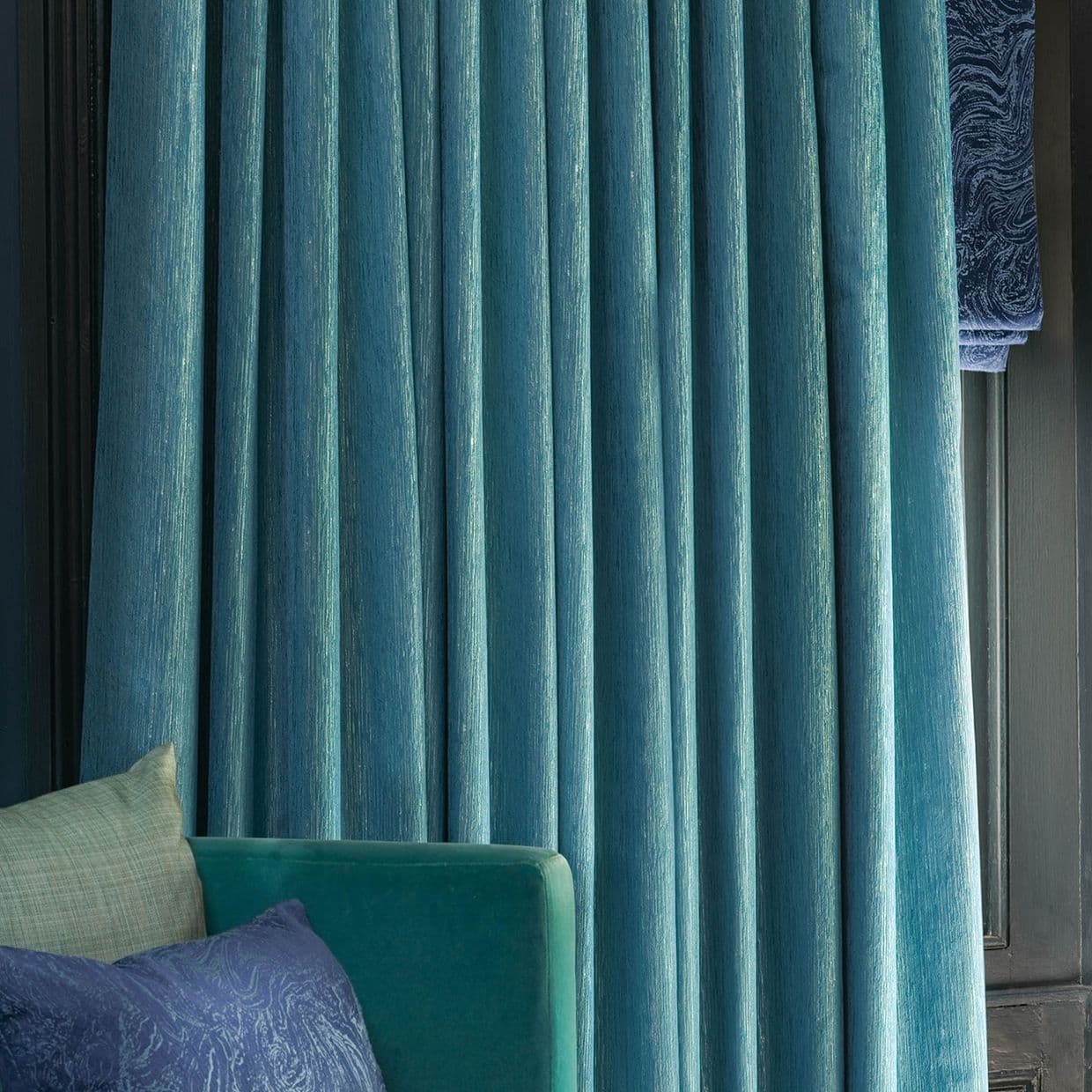 Surface Peacock Curtain
