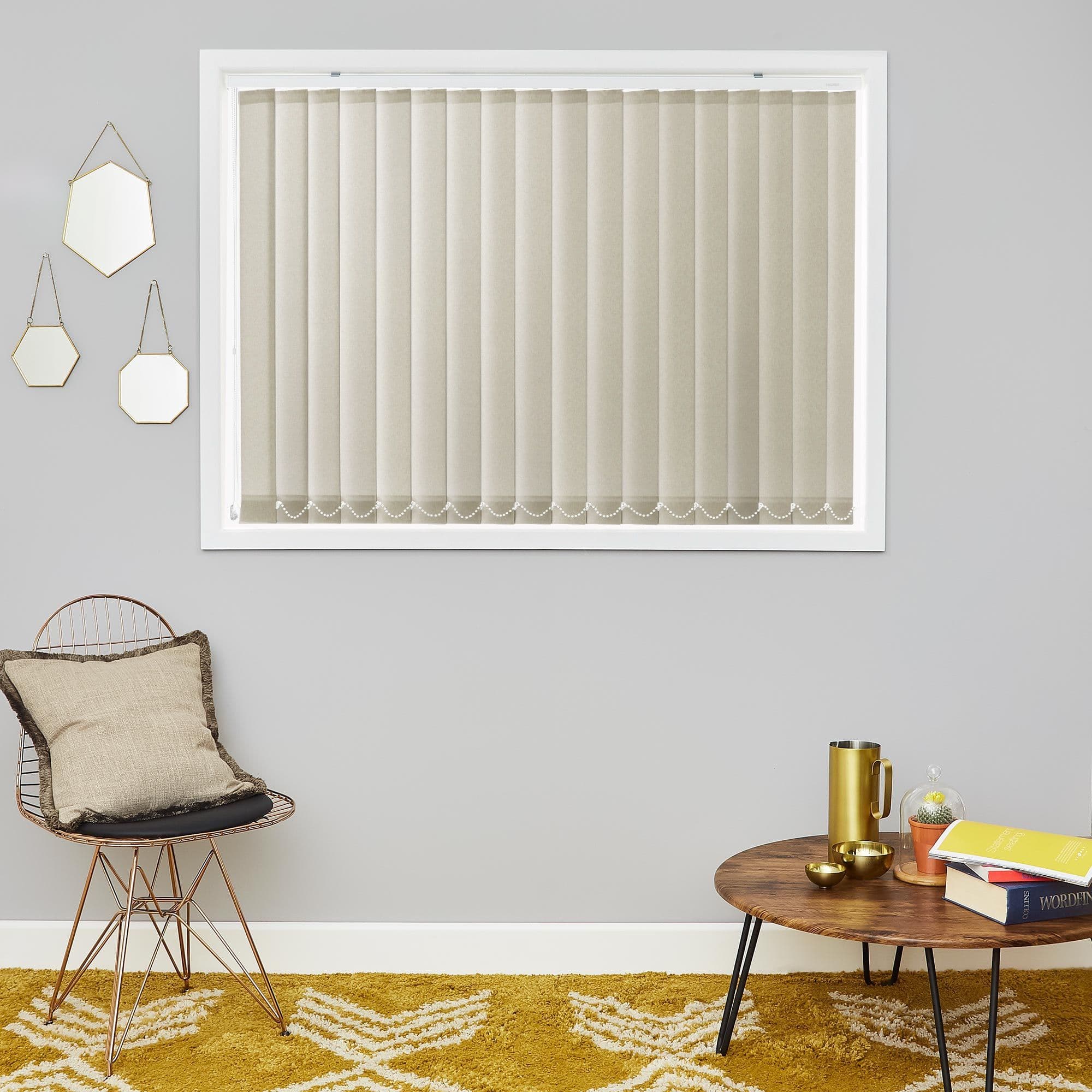 Reber Taupe Vertical Blind