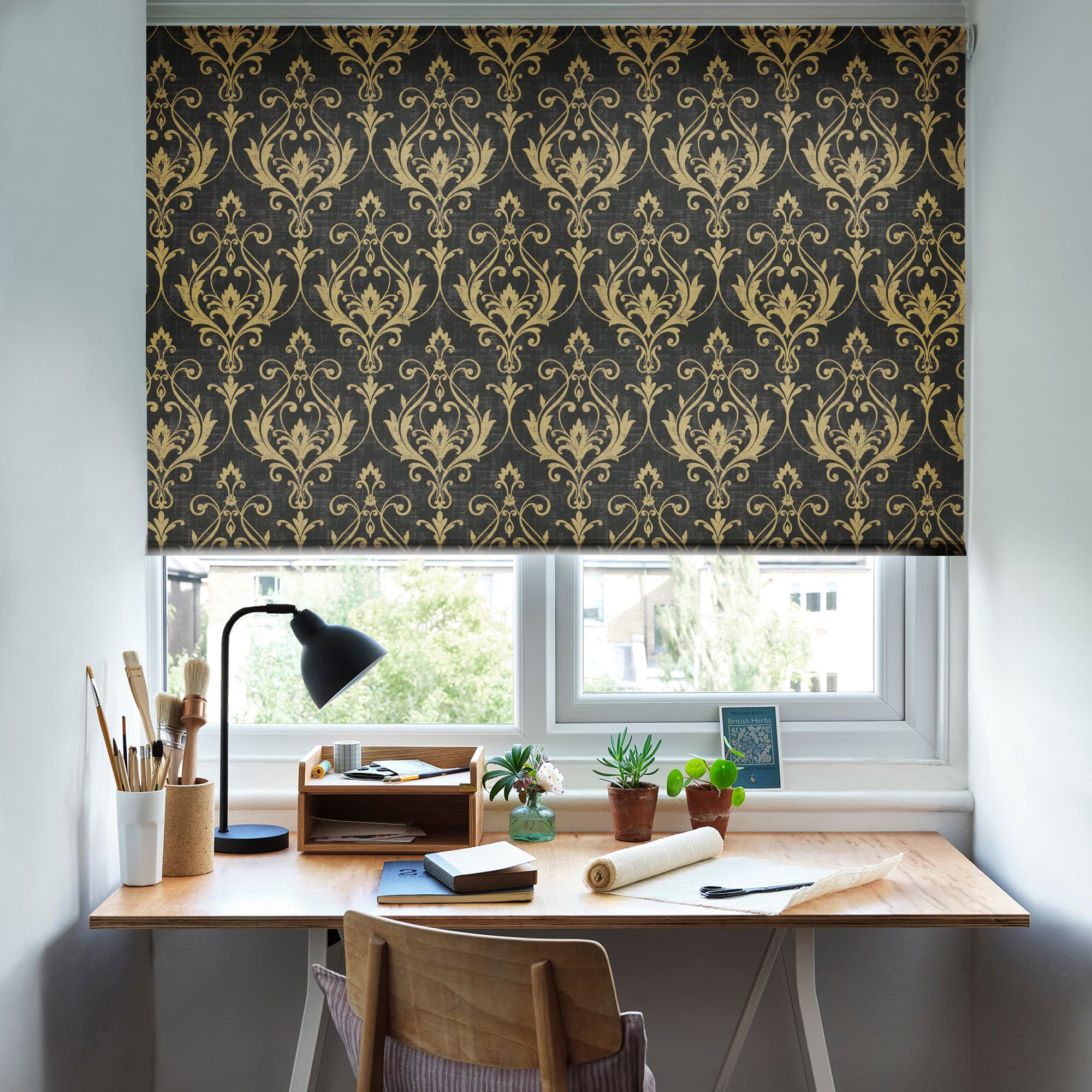 Vallis Ebony Roller blind