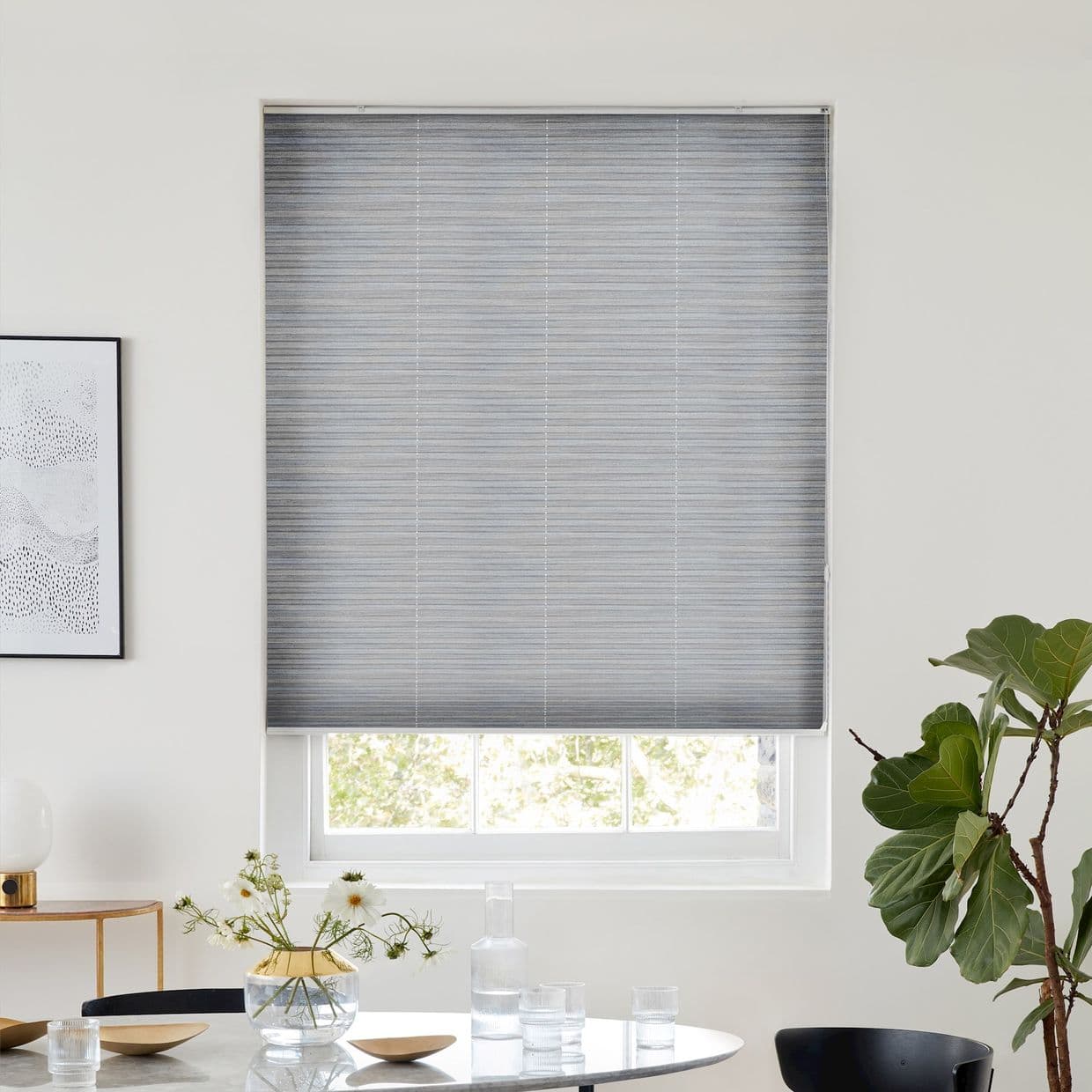 Montoya Grey Pleated Blind