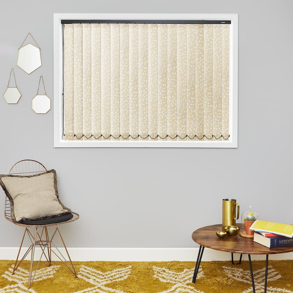 Izola Beige Vertical Blind