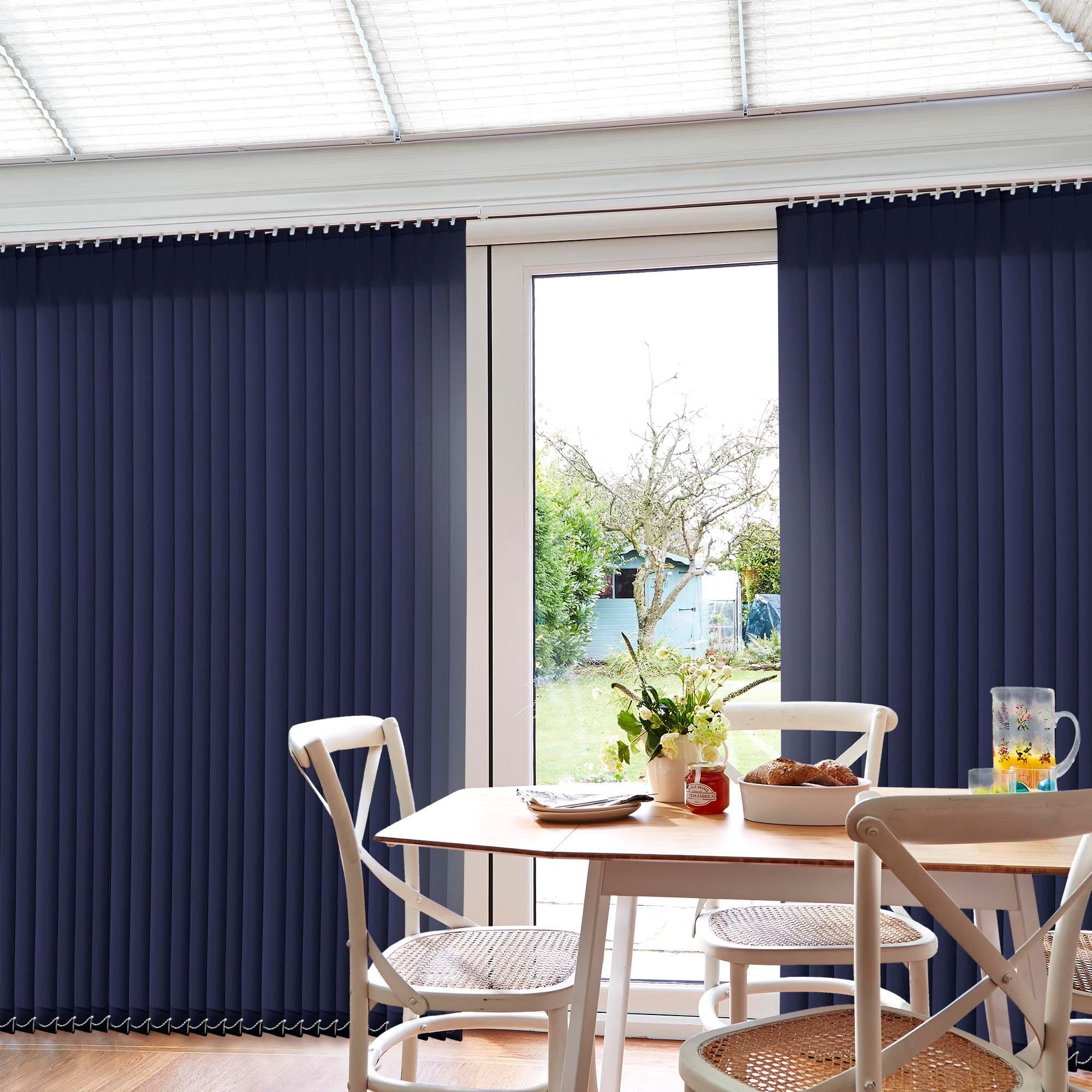 Reber True Blue Conservatory Vertical Blind