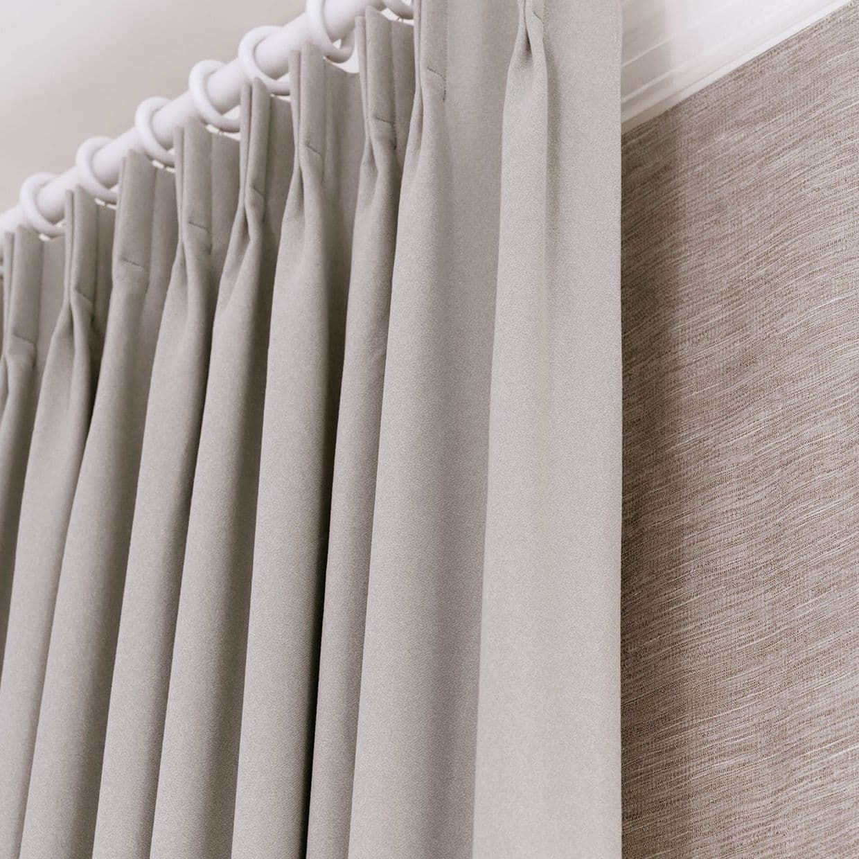 Huxley Dove Grey Curtain