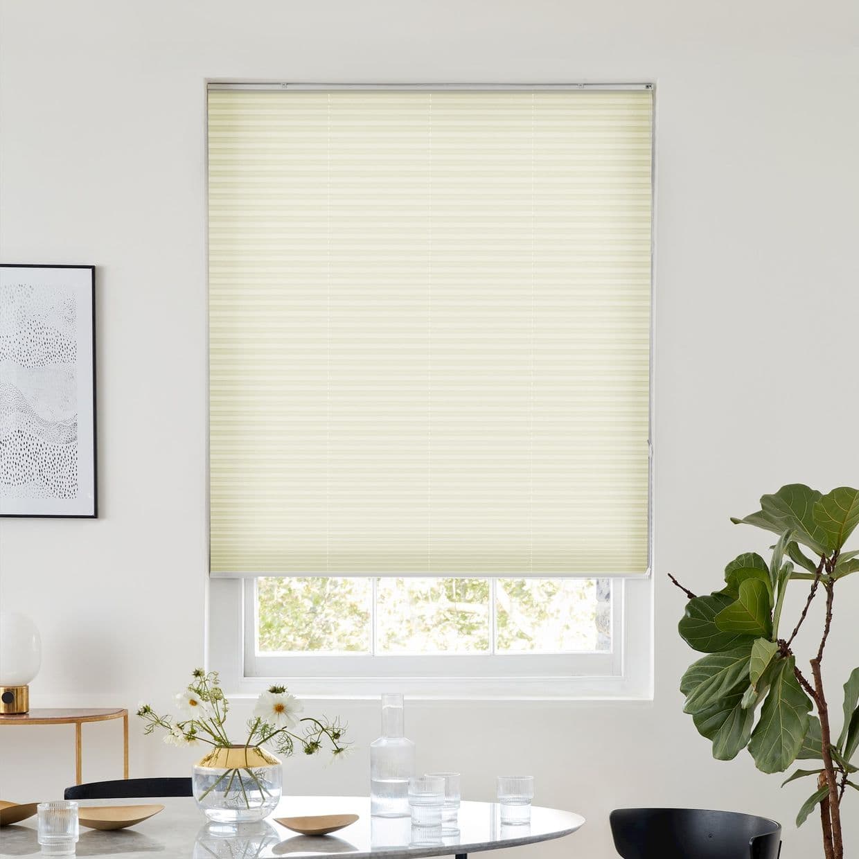 INTU Micro Infusion Ivory Pleated Blind