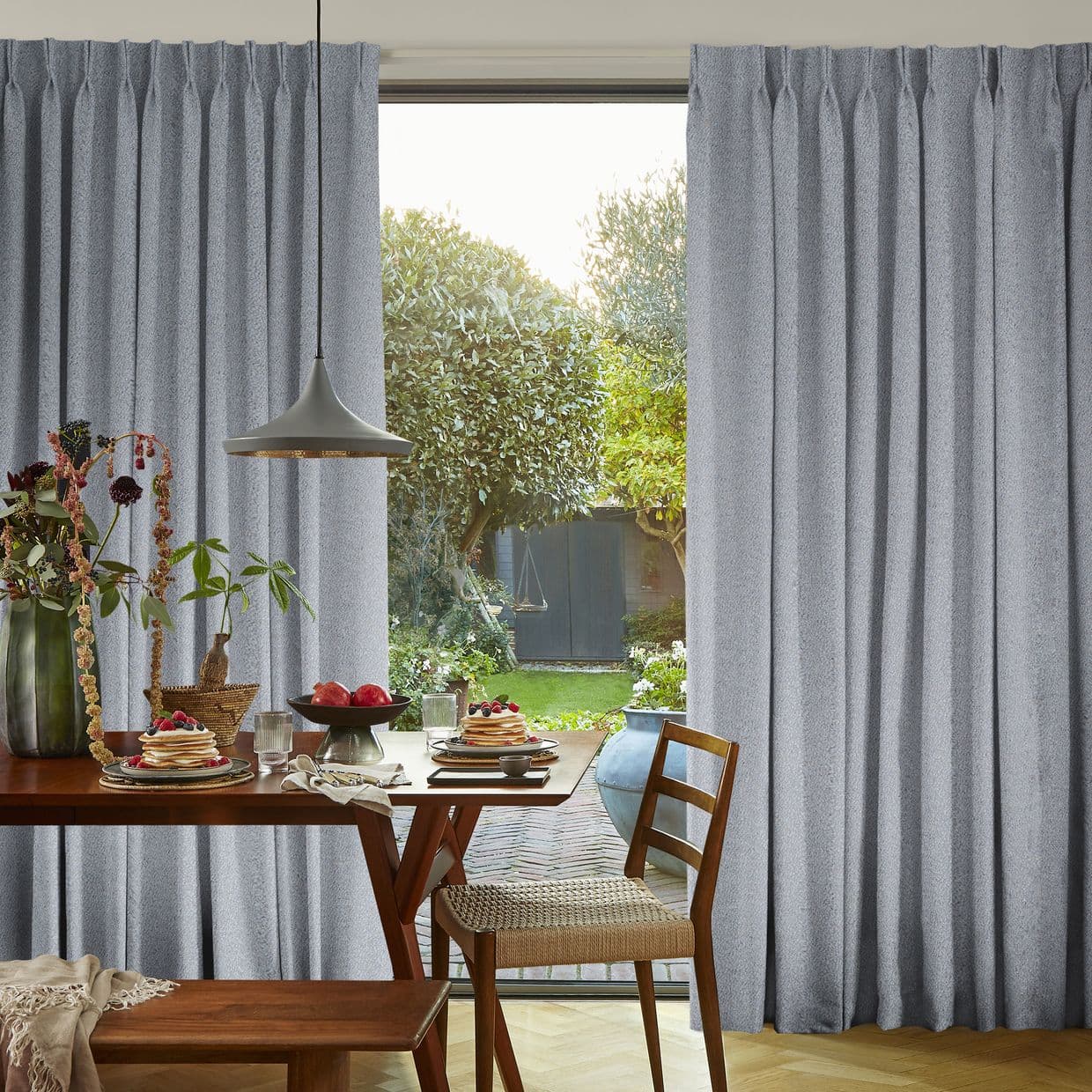 Soho Boucle Cornflower Curtain