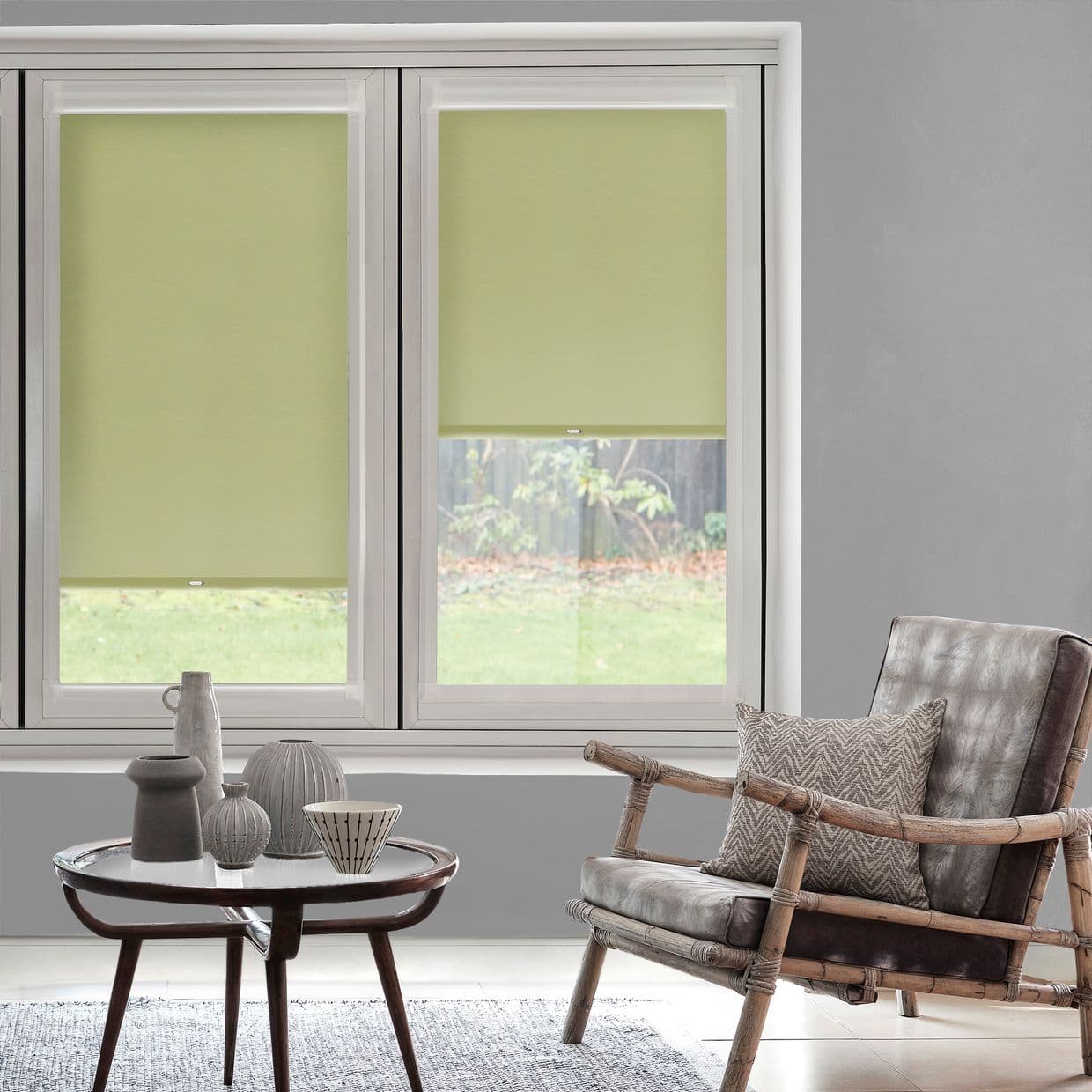 Conscious Lime Perfect Fit Roller blind