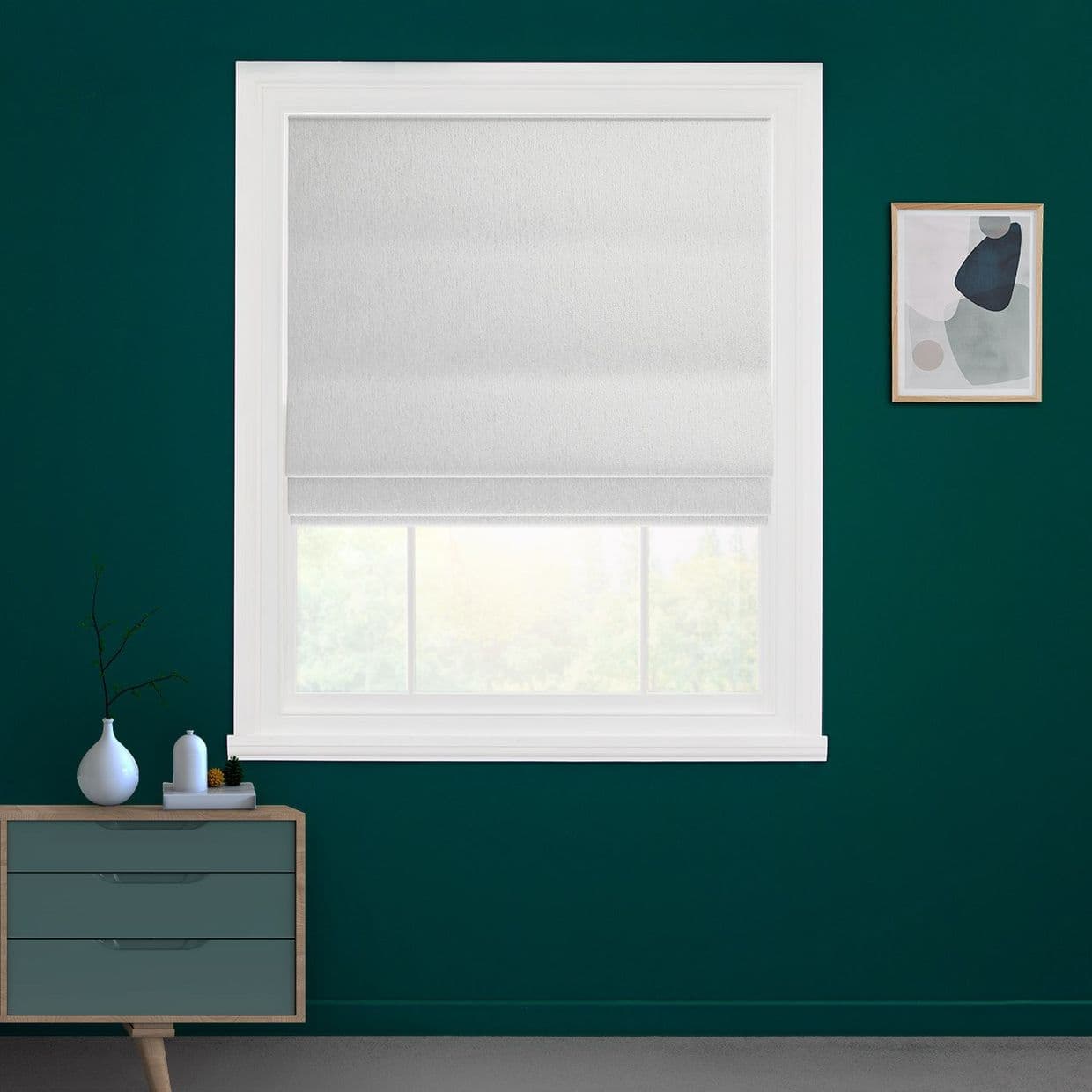 Surface Frost Roman blind