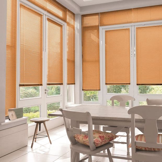 Spectrum Orange Conservatory Venetian blind
