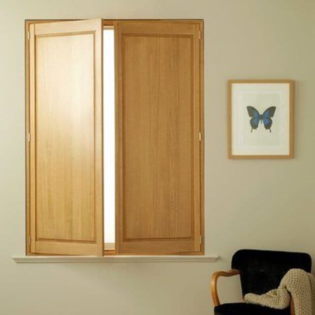 Golden Oak Shutter