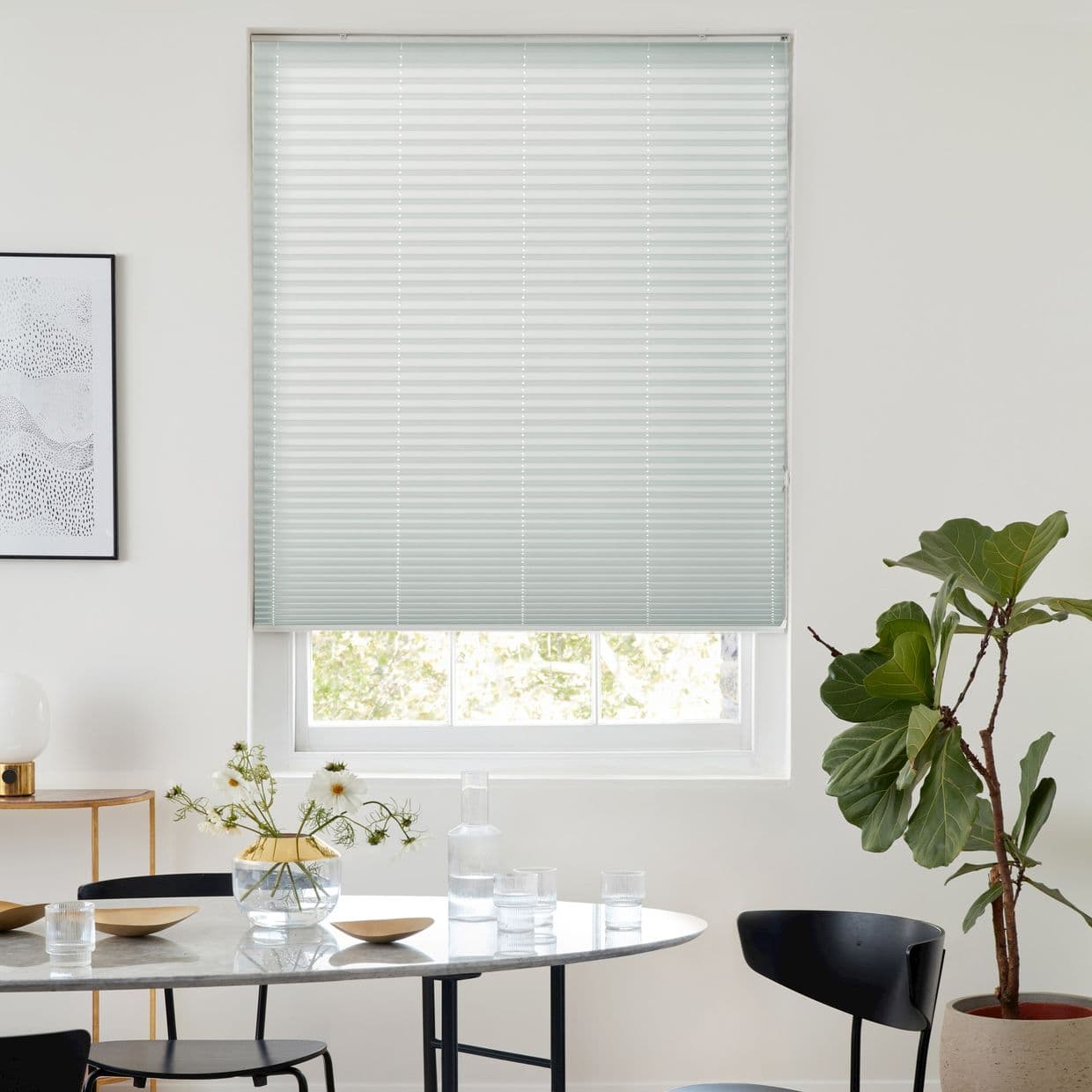 Malbec Grey Pleated Blind