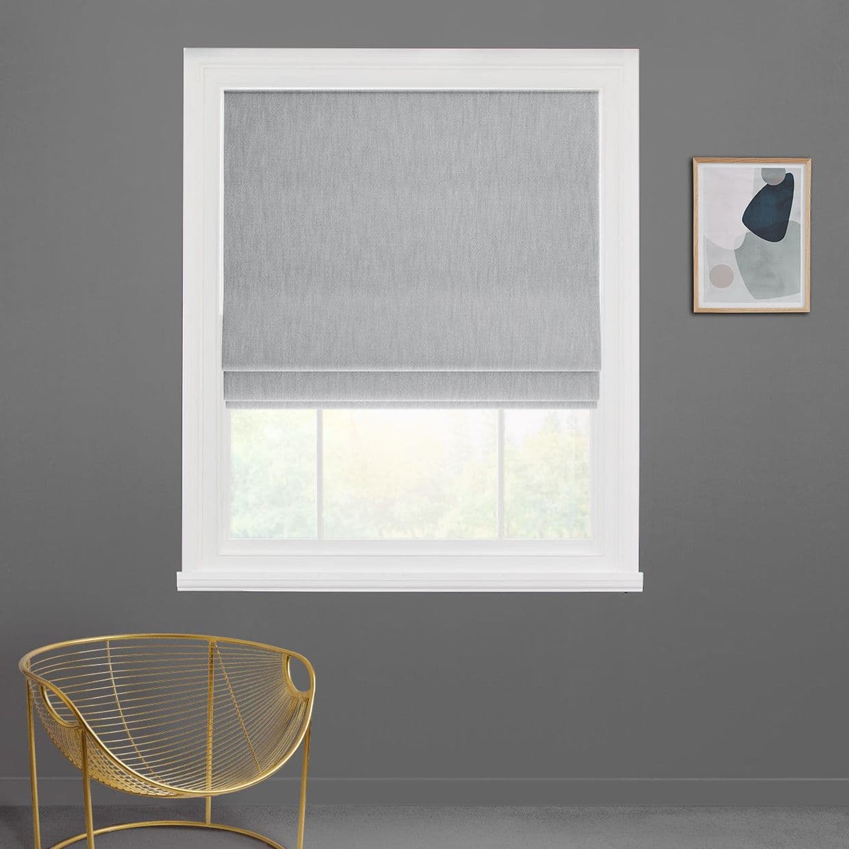 Bailey Cloudy Roman blind