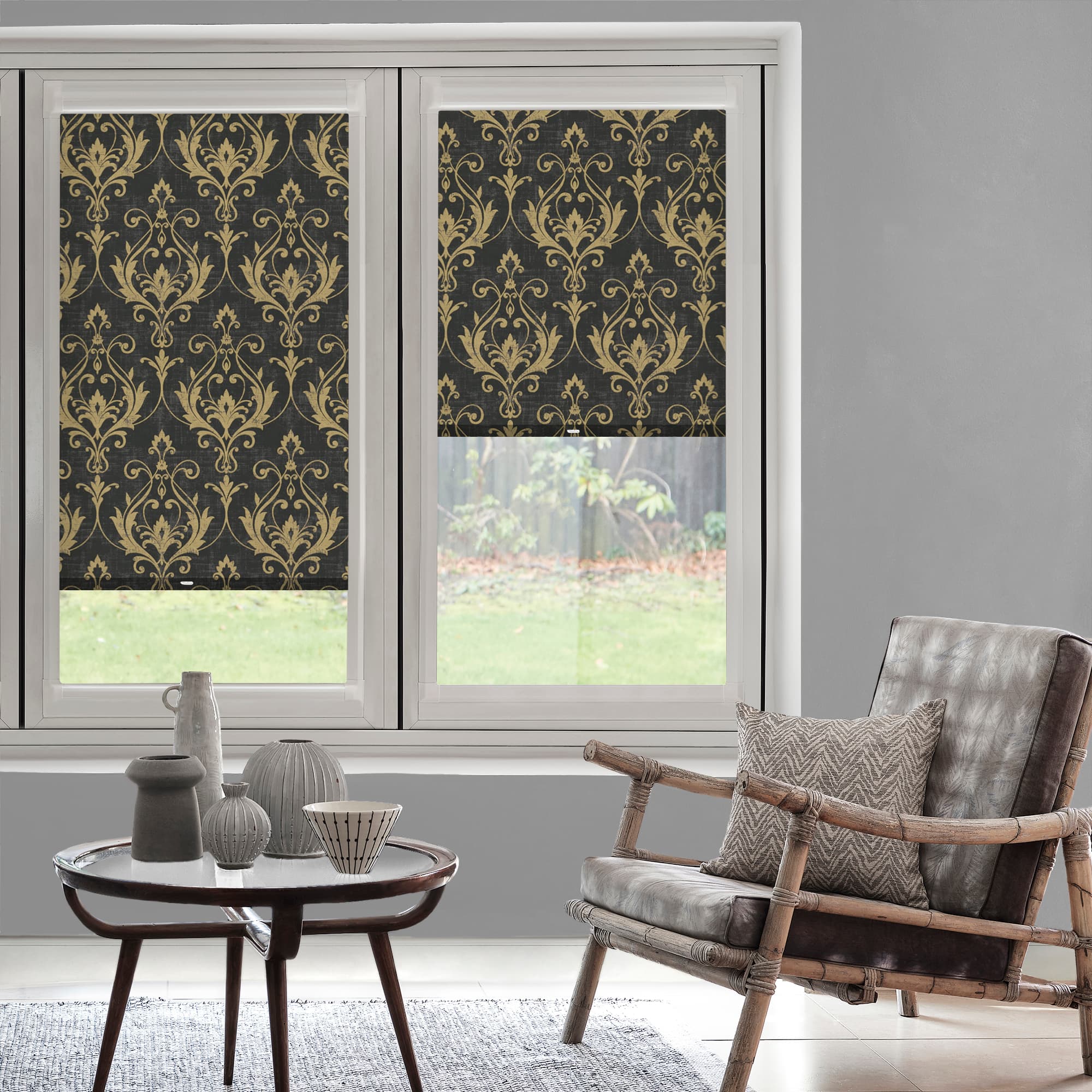 Vallis Ebony Roller blind