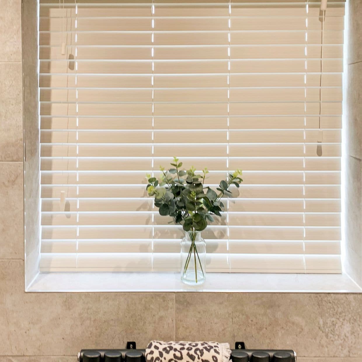 Zen White Oak Faux Wood Venetian Blind