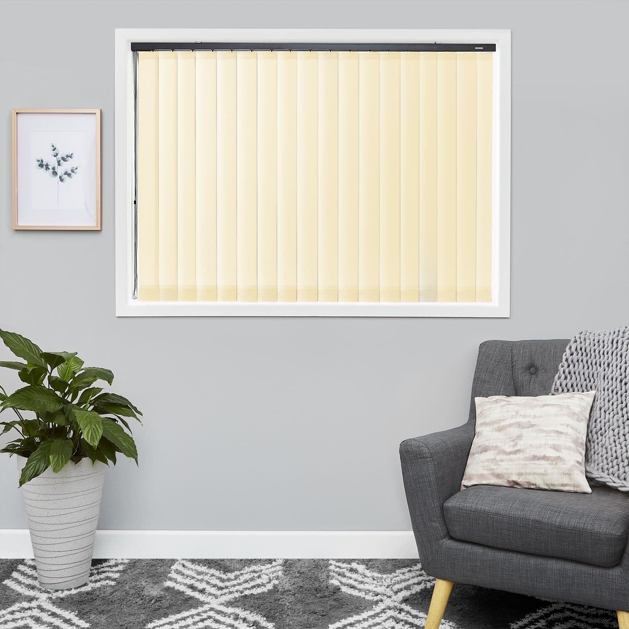 Cordova Cream Vertical Blind