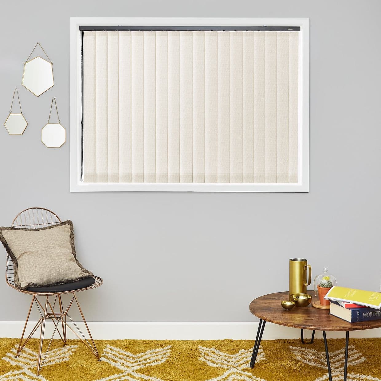 Fernsby Cream Vertical Blind