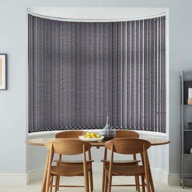 Iowa Black Vertical Blind