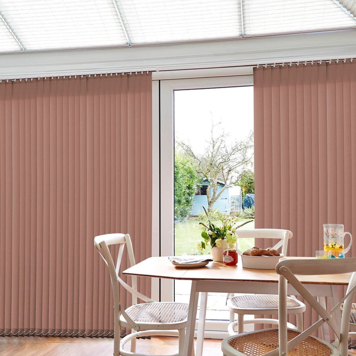 Cordova Chocolate Conservatory Vertical Blind