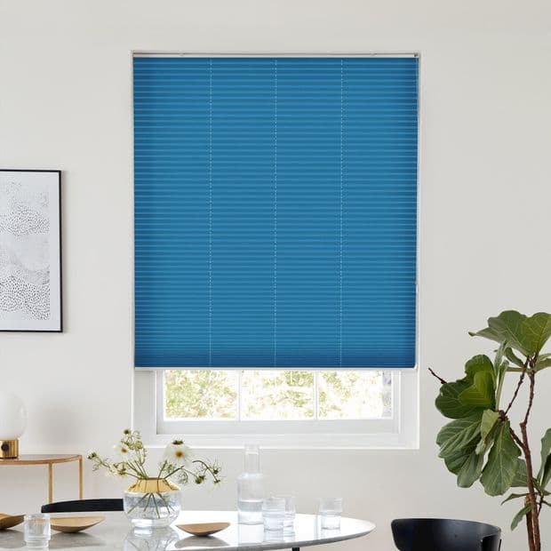Thermashade Blackout Blue Pleated Blind