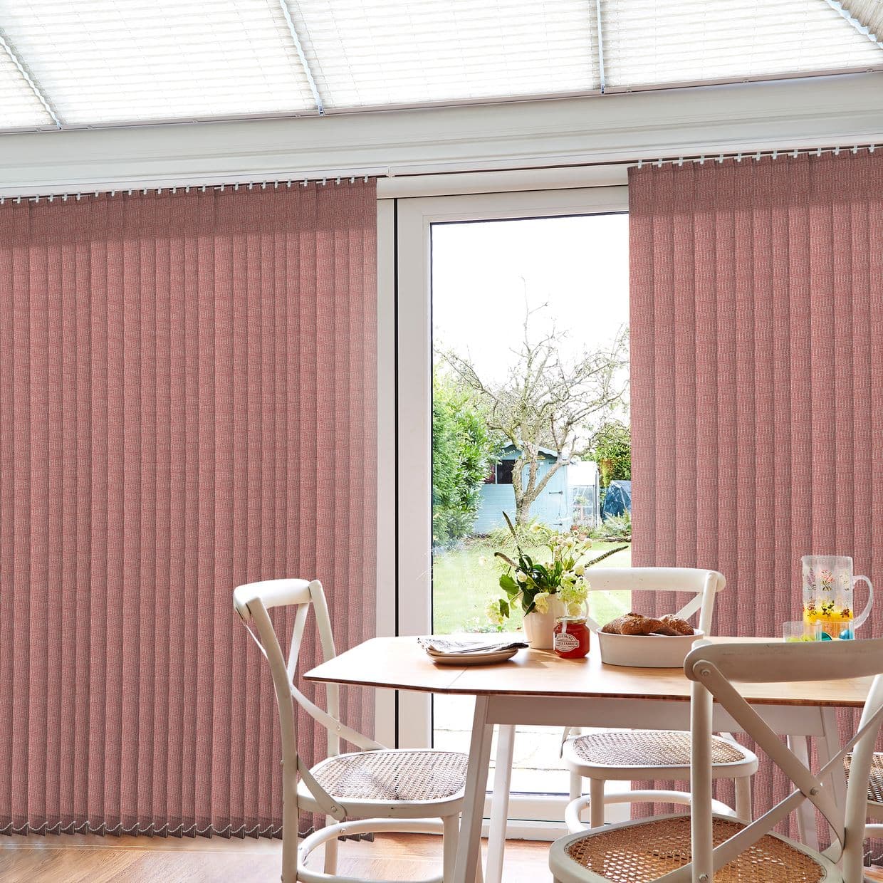 Linara Cherry Conservatory Vertical Blind