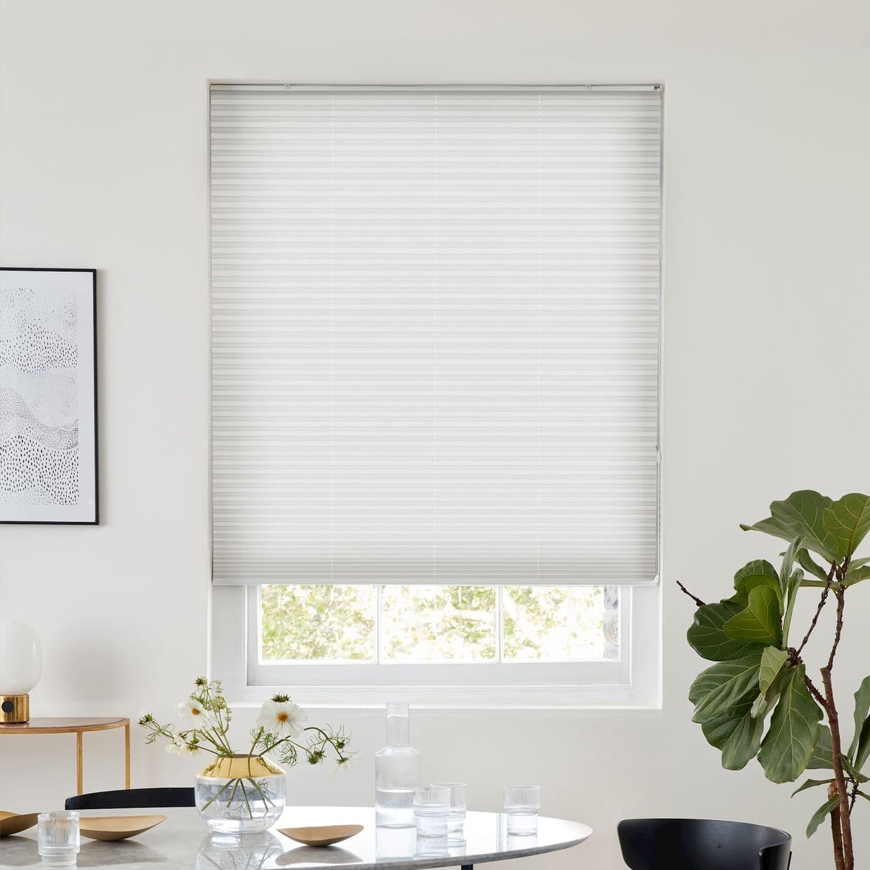 Sasso Ice Pleated Blind