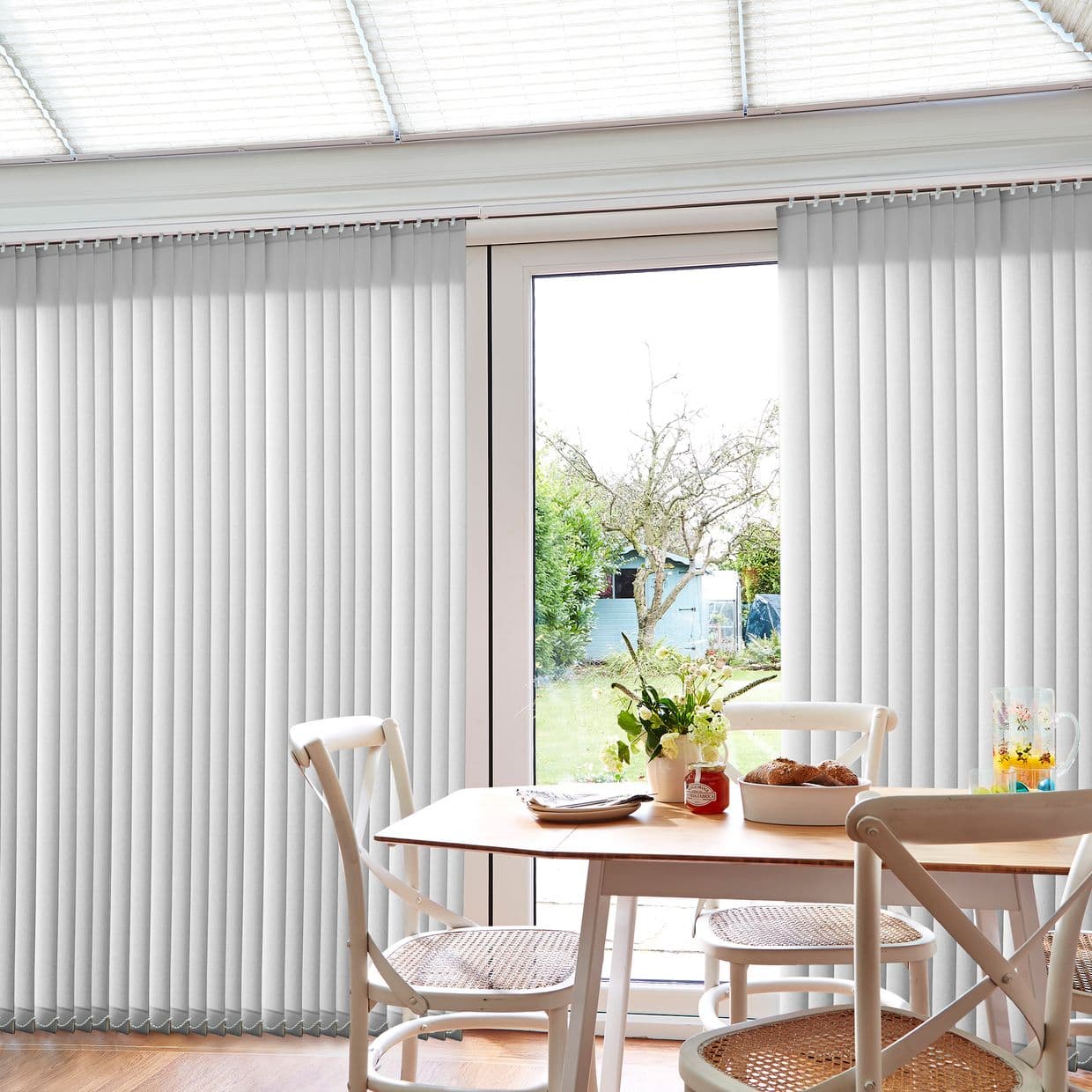 Sherbourne White Conservatory Vertical Blind