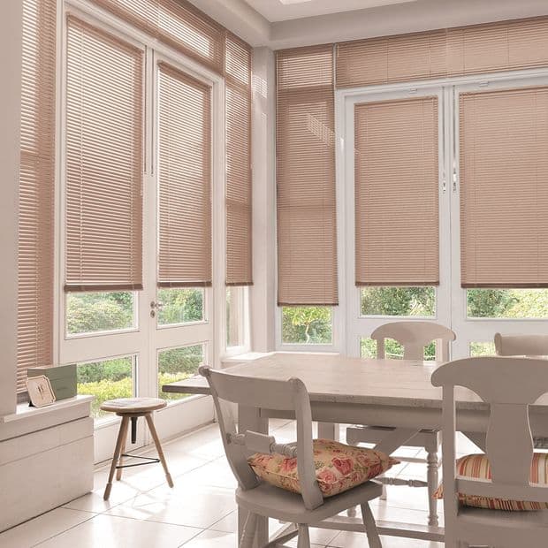 Sheer Luxury Walnut Conservatory Venetian blind