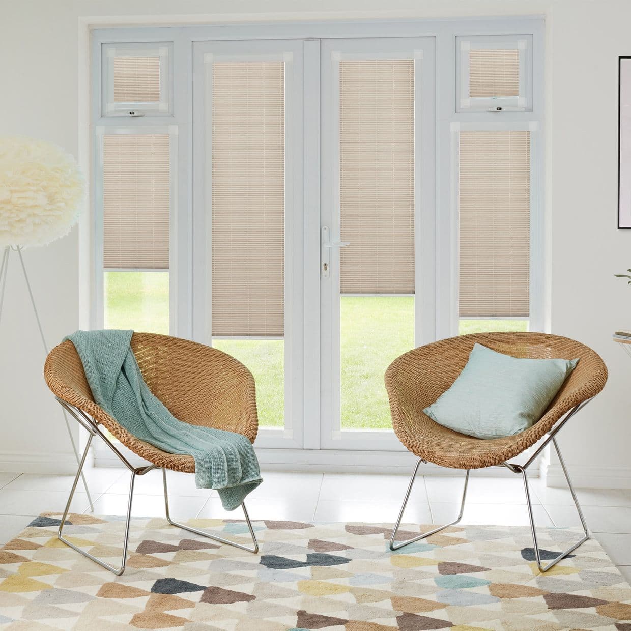 Sasso Terracotta Perfect fit Pleated blind