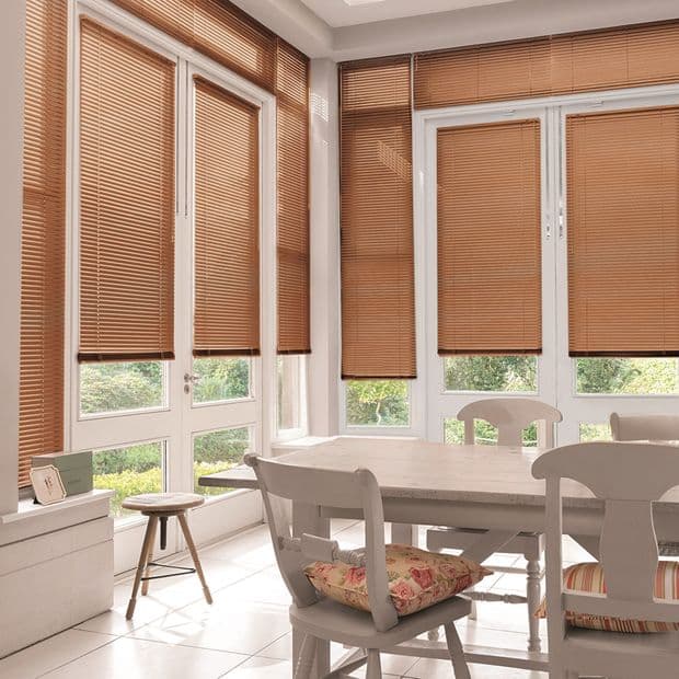 Aluwood Hornbeam Conservatory Venetian blind