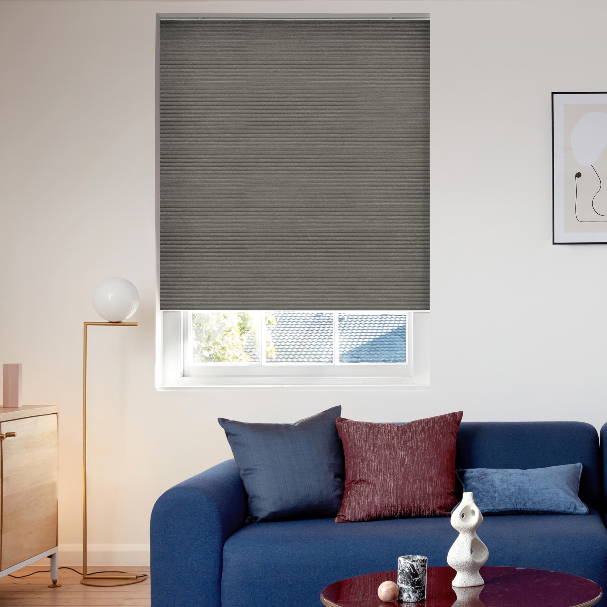 Duette Linear DO Storm Honeycomb blind