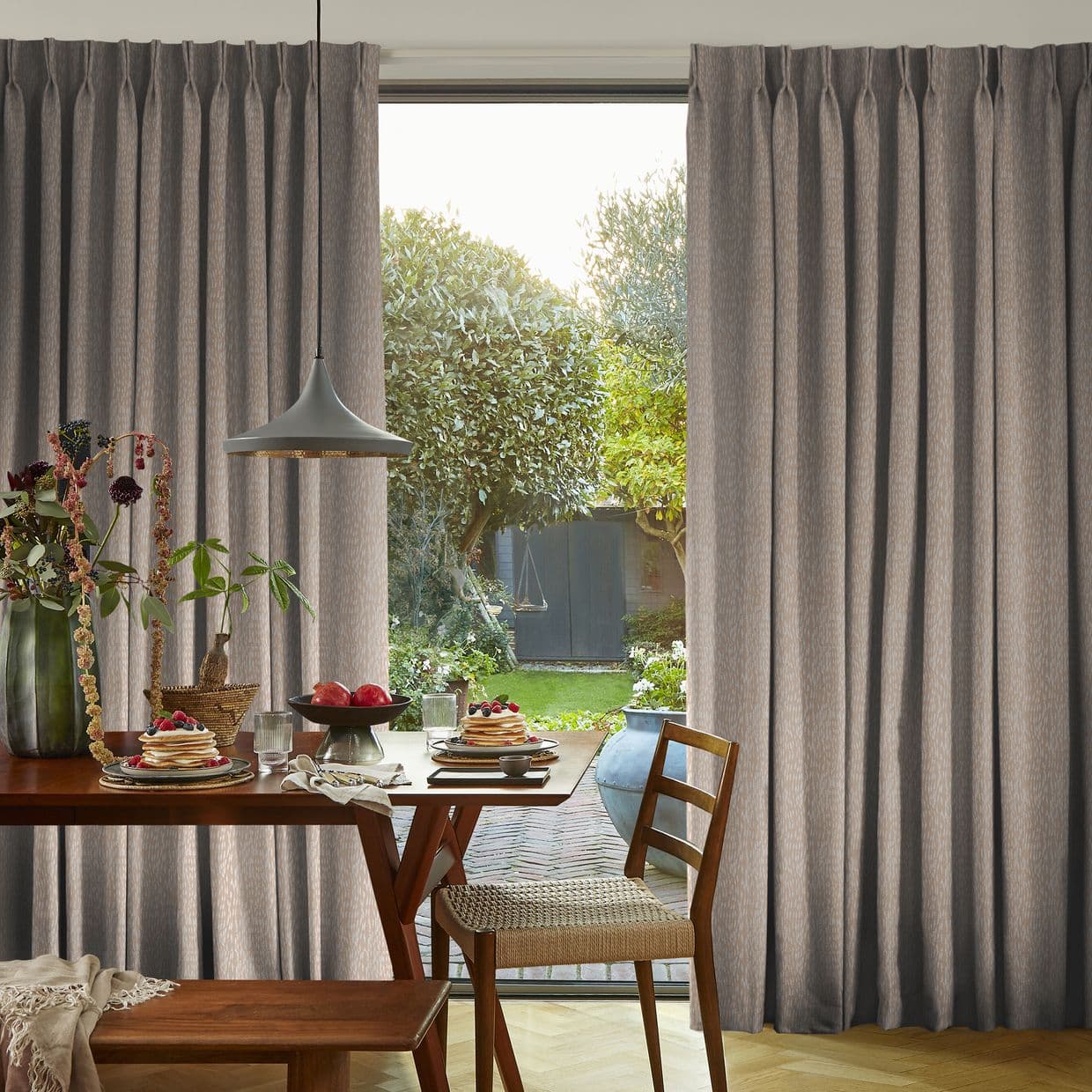 Daze Taupe Curtain