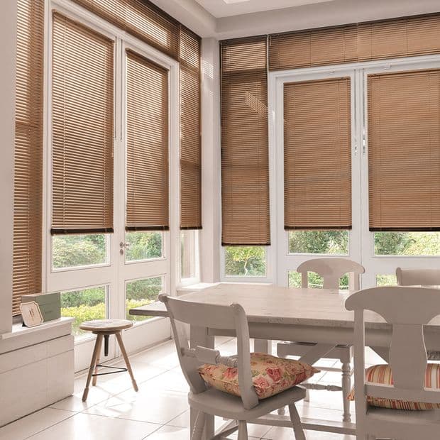 Aluwood Conker Conservatory Venetian blind
