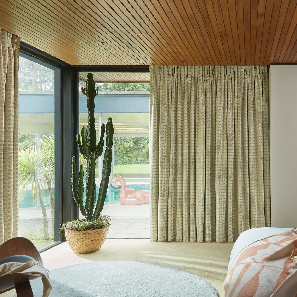 Wyndhams Rattan Sepia Curtain