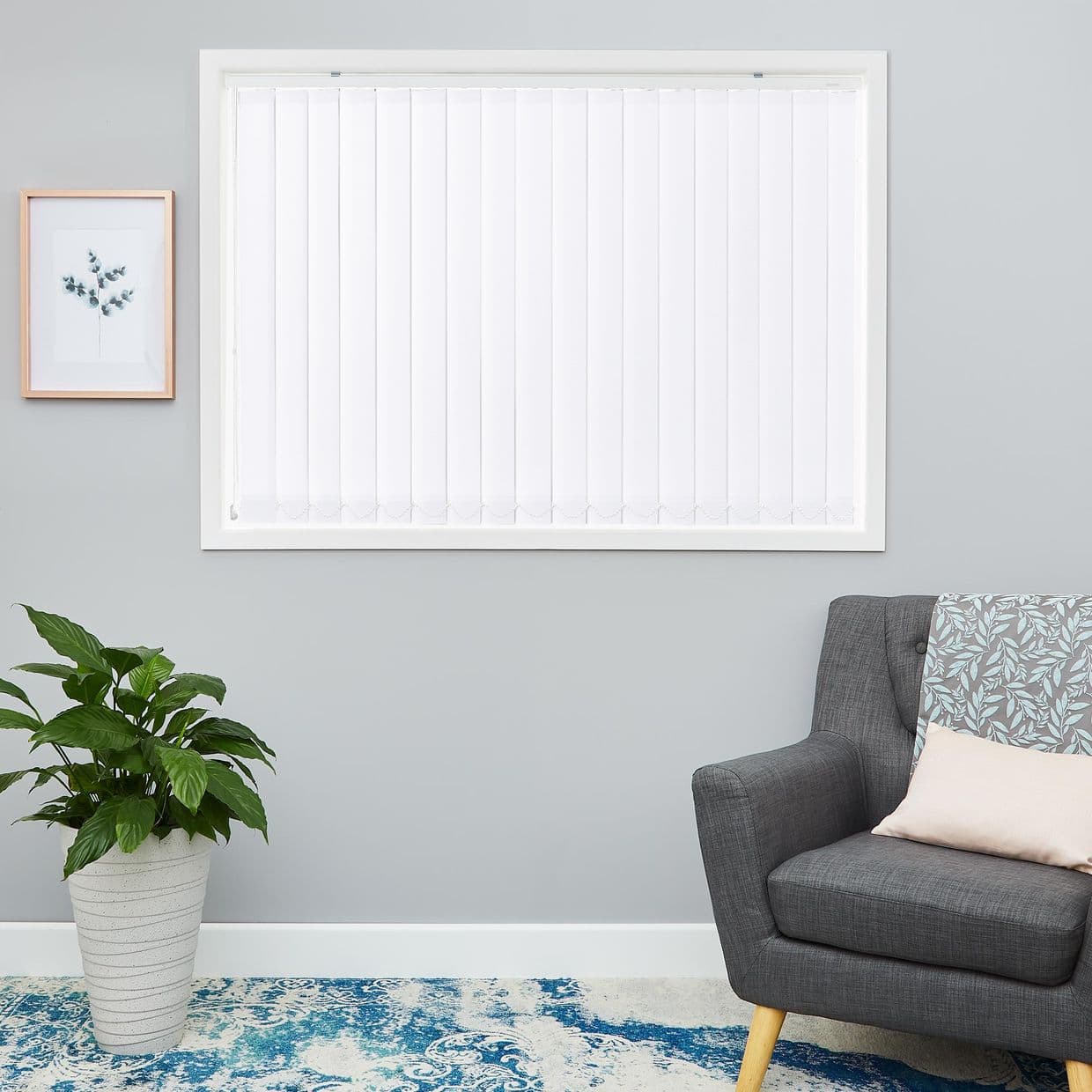 Cordova White Vertical Blind