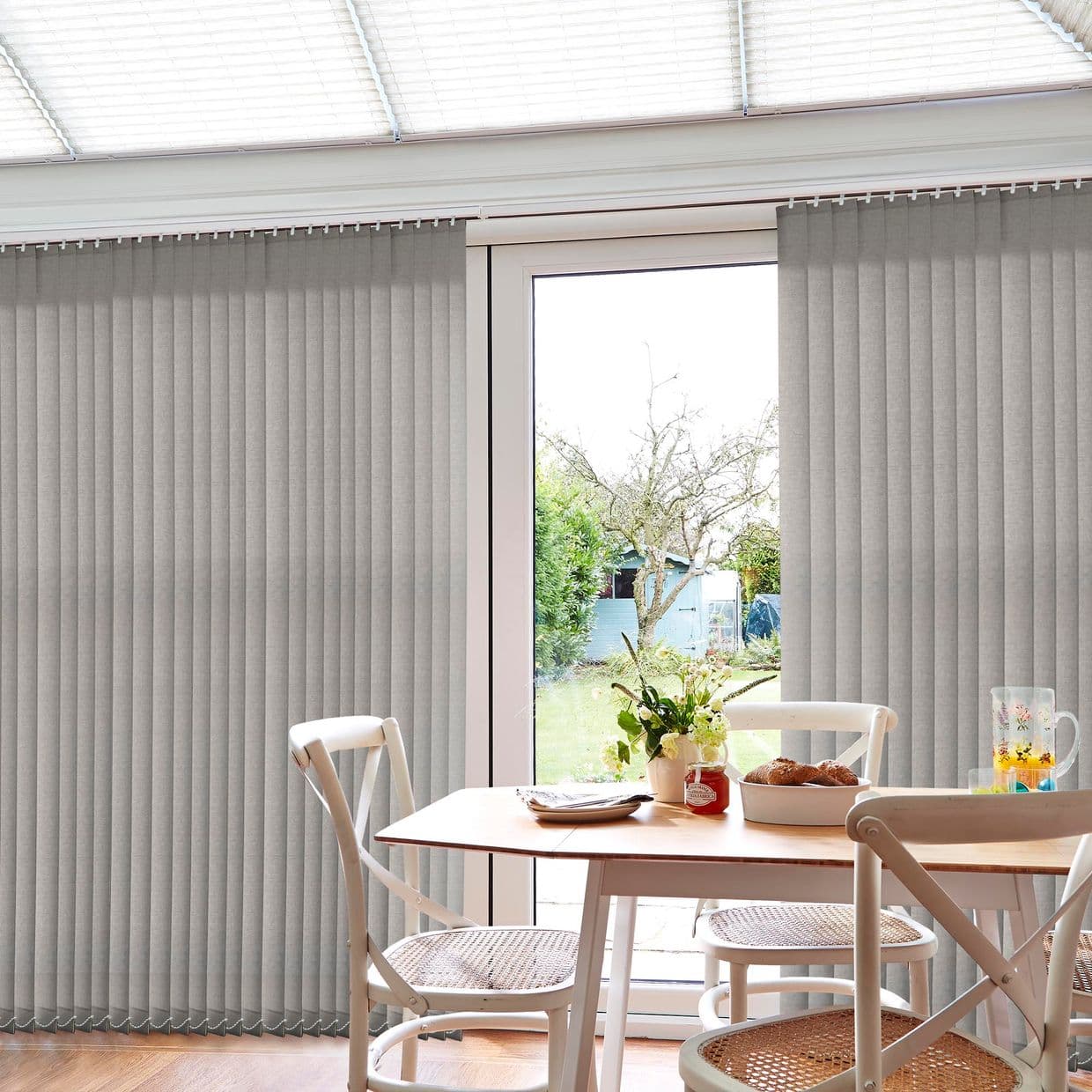Malin Light Grey Conservatory Roller blind