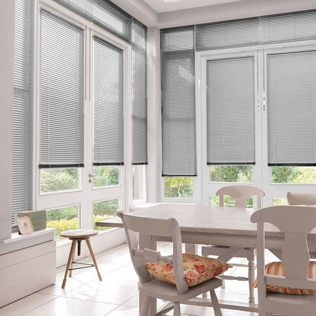 Sheer Luxury Filtra Silver Conservatory Venetian blind