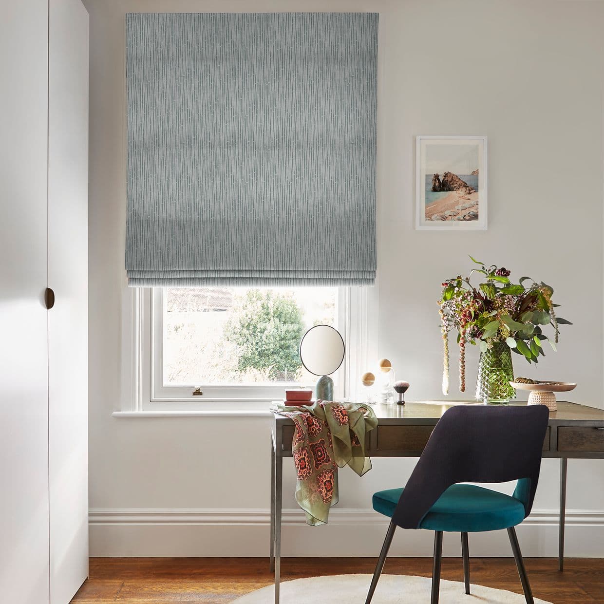 Flourish Ocean Roman blind