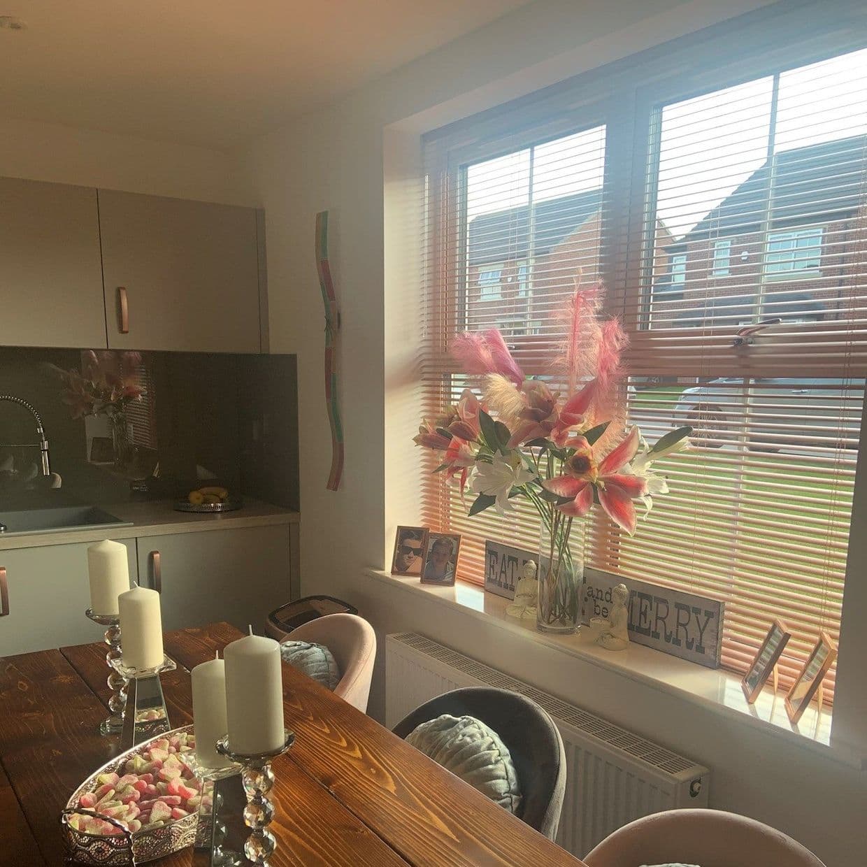 Special Finish Copper Venetian blind