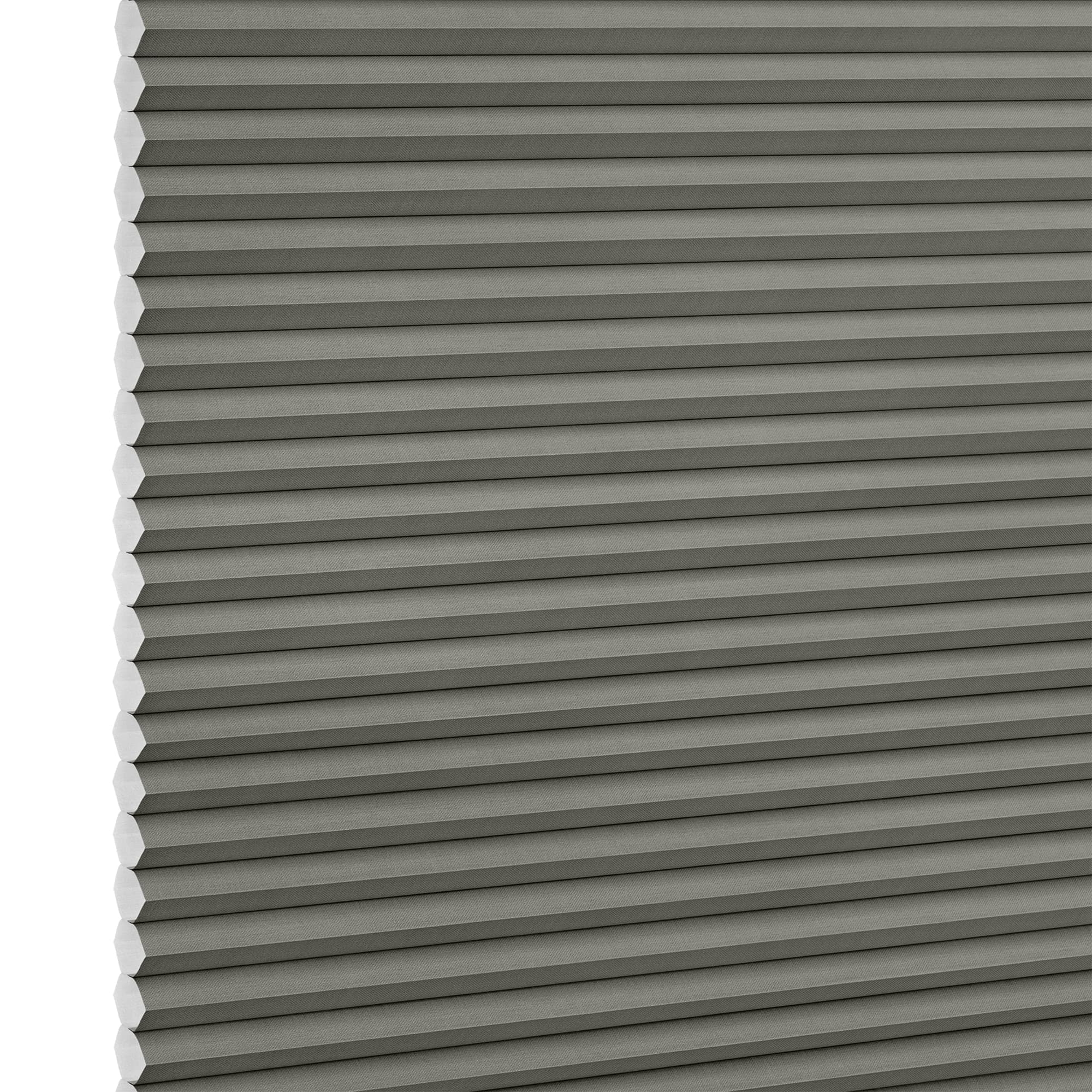 Duette Silk Charcoal Perfect fit Pleated blind