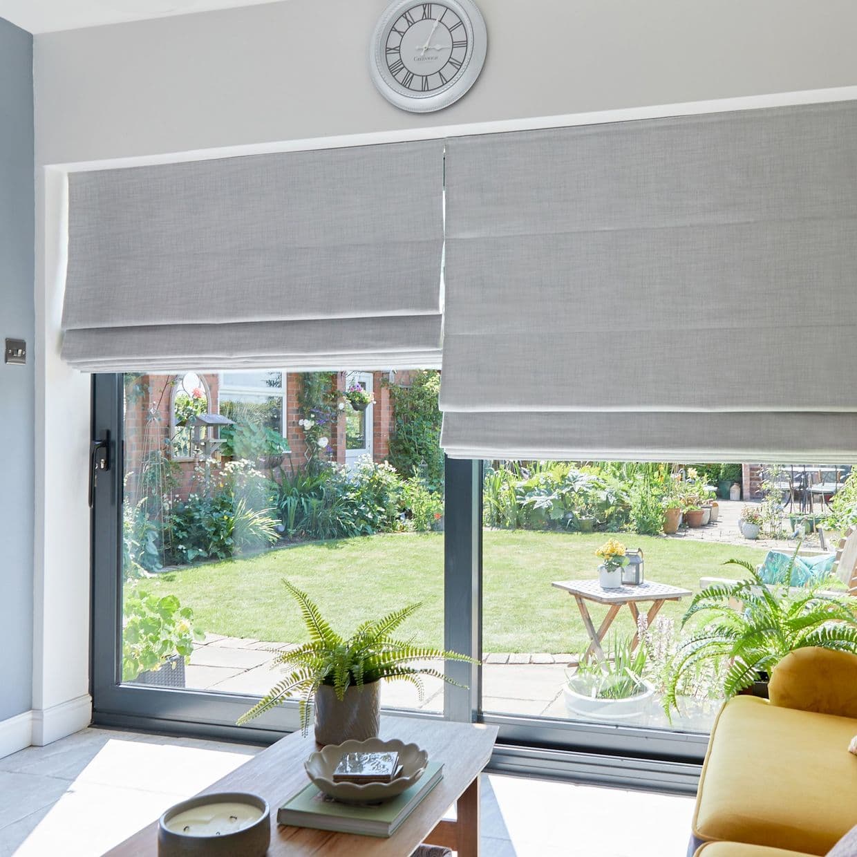 Allure Silver Roman blind
