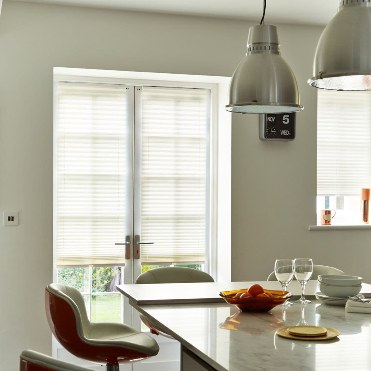 Bali Ivory Pleated Blind